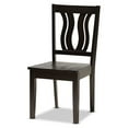 thumbnail image 3 of Baxton Studio Zamira Modern and Contemporary Transitional Dark Brown Finished Wood 7-Piece Dining Set, 3 of 7
