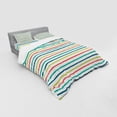 thumbnail image 3 of Ambesonne Colorful Bedding Set 3 Pcs, Doodle Paralel Lines, Twin, Multicolor, 3 of 3
