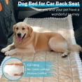 thumbnail image 5 of JIAN YA NA Dog Back Seat Cover, Car Back Seat Protector Mat, Scratchproof Non-slip Hammocks for Dogs Pets, 24.8*54in, Light Brown, 5 of 9