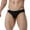 Black, variant on ZVNAΖH Swim Briefs for Men, Men's Sexy Bikini Solid Swimwear Shorts Low Waist Swimming Briefs with Drawstring