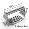 thumbnail image 4 of Aplastador Triturador Moledor Ajos Acero Inox Destapador, 4 of 9