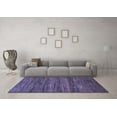 thumbnail image 3 of Ahgly Company Machine Washable Indoor Rectangle Abstract Blue Modern Area Rugs, 5' x 8', 3 of 4