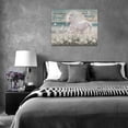 thumbnail image 5 of Horse Wall Art White Horse Pictures Wall Decor Christian Scriptures Inspirational Canvas Prints Beach Coastal Flower Field Painting Framed Artwork Decor for Bedroom Bathroom Living Room 12"x16", 5 of 6