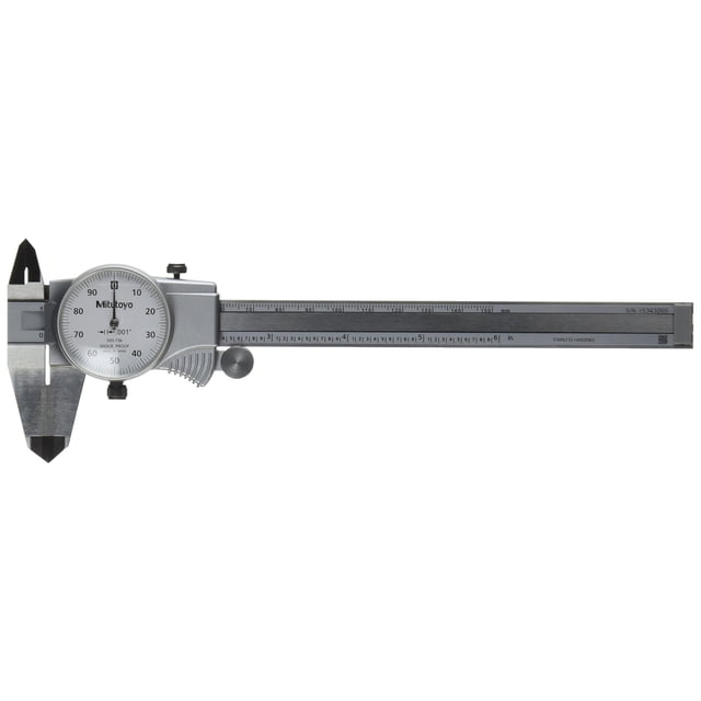 Calibrador de dial de 0 a 6 pulgadas, 0,001 pulgadas de CO