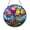 Acrylic 3.5 Inch, variant on Hot Air Balloon Sky Scene Stained Glass Suncatcher Window Hanging Ornament, Colorful Balloons Sun Catcher Decor, Clouds Landscape Window Art Decoration, Whimsical Decorative Window Hanging Gift