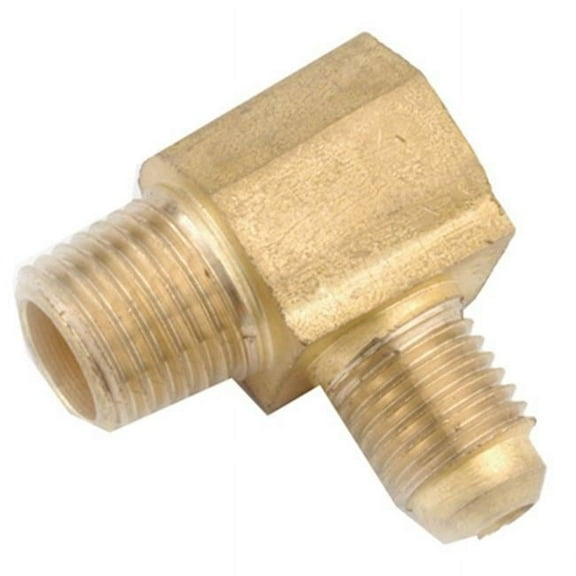 Anderson Metals 714049-0604 .38 Flare x .25 in. Male Iron Pipe Thread Elbow