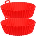 thumbnail image 4 of 2Pcs Air Fryer Silicone Liners Air Fryer Silicone Pots Air Fryer Silicone Bakeware Containers, 4 of 8