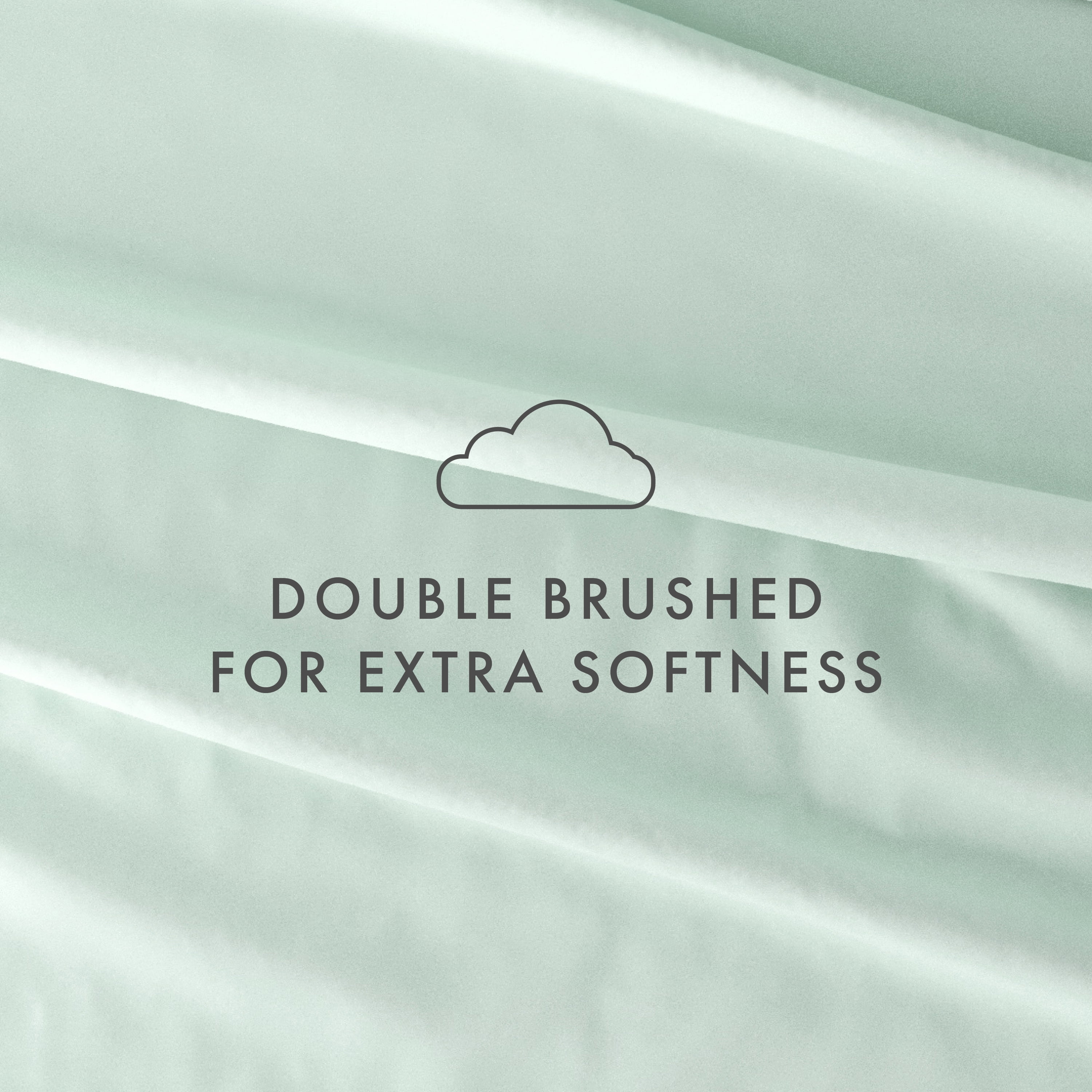 Noble Linens 4 Piece Solid Microfiber Bed Sheet Set, Mint, King