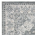 thumbnail image 6 of SAFAVIEH Isabella Tamzen Floral Bordered Area Rug, Grey/Light Grey, 5'3" x 7'6", 6 of 9