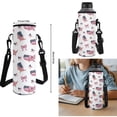 thumbnail image 7 of Pzuqiu USA Map Pink Bow Backpack with Lunch Bag for Kids 8-10 Years Old Cute Bookbag for Boys 1st Grade/2nd Grade Middle School Book Bag Girls Lunch Box Pencil Case Water Bottle Bag, Set of 4, 7 of 7