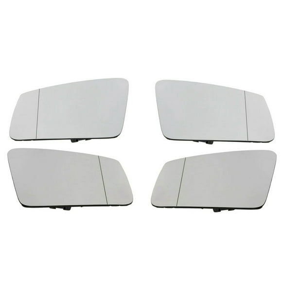 Heated Wing Mirror for Mercedes Glass W204 W212 S/C/E-Class 2 Pair (R+L) 2128101721 2128101821,2 Pair x Heated Mirror Glass (left&right),White