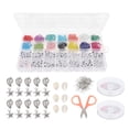 thumbnail image 2 of Cuentas de vidrio para hacer joyas - Mini cuentas de vidrio de 3 mm para pulseras - Pequeñas 3mm, 2 of 9