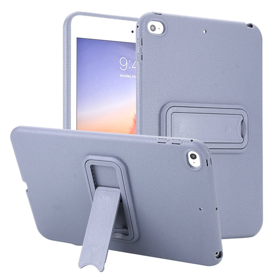 Allytechgroup for iPad Mini 4/5 Case, Shockproof Back Cover with Multi Angle Vieiwing Kickstand, TPU PC Slim Durable Protective Lightweight Case for iPad Mini 5th 4th Gen 7.9", Lavender