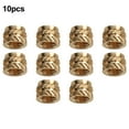 thumbnail image 3 of 10Pcs Threaded Brass Inserts Metal Heat Set M2-M6 Screw Inserts For 3D Printing Hardware Fasteners High Quality Tool Accessories, 3 of 9