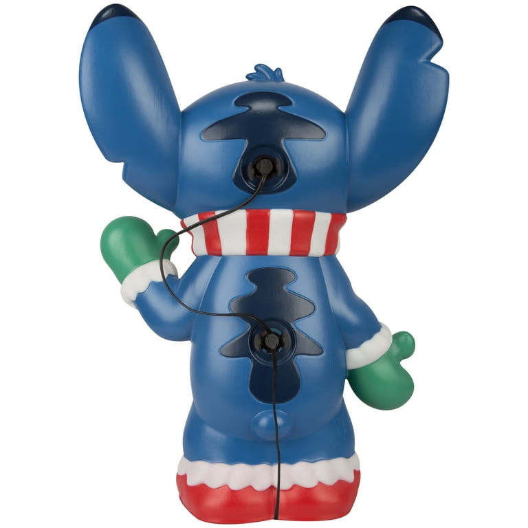 Disney, Christmas Lighted Blow Mold Outdoor Decor Stitch, 22 in