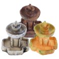 thumbnail image 2 of Miangastore Fontaine Miniature en Résine pour Usage Intérieur et Extérieur 3 Pcs 1.6x1.3x1.3In, 2 of 8