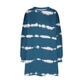 thumbnail image 4 of PuLe Women's Top Fall Women's Oversized Sweatshirts Trendy Crewneck Long Sleeve Loose Tunics Ladies Flowy Hem Y2K Workout Tops ﻿, 4 of 5