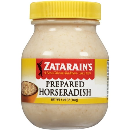 (4 Pack) Zatarain's Prepared Horseradish, 5.25 oz (The Best Horseradish Sauce)