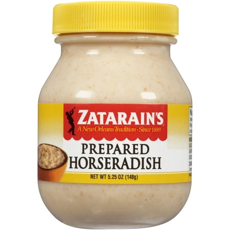 (4 Pack) Zatarain's Prepared Horseradish, 5.25 oz (Best Horseradish Sauce For Prime Rib)