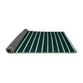 thumbnail image 2 of Ahgly Company Indoor Round Abstract Turquoise Blue Contemporary Area Rugs, 8' Round, 2 of 4