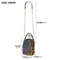thumbnail image 2 of FORMRS Crossbody Bag for Women Quilted Travel Shoulder Cell Phone Purse with Chain Strap Handbag, Pink Wavy Plaid, 2 of 7