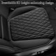 thumbnail image 4 of Cojín para Asiento de Coche Transpirable de Cuero Perforado para las Cuatro Estaciones, Negro MNFD, 4 of 6