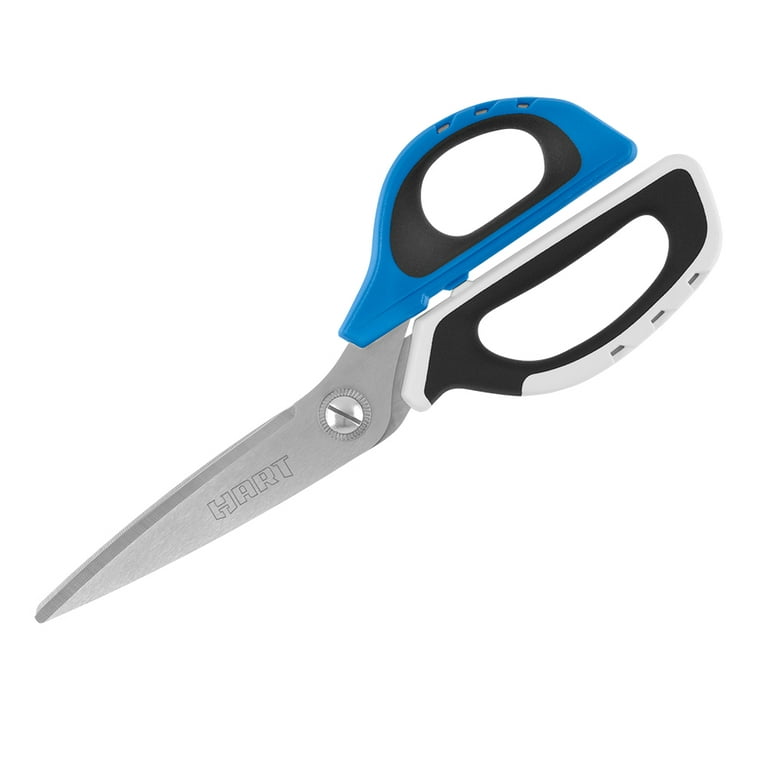 Hart Stainless Steel Scissors with Metal Core Handles, Size: 12 inch