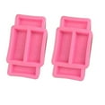 thumbnail image 5 of FONDOTIN 2Pcs Pink Silicone Mould for Baking and Chocolate Molding with and Durable Material, 5 of 8