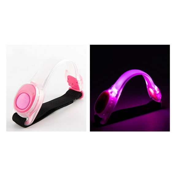 Premium LED Light Up Armband Reflective Adjustable Wearable Silicone Running