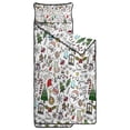 thumbnail image 2 of Multicolor Christmas Pattern Toddler Nap Mats for Kids Preschool,60"x20" Sleeping Mat Bag or Kids,Toddler Sleeping Bag,Toddler Nap Mat or Daycare, 2 of 6