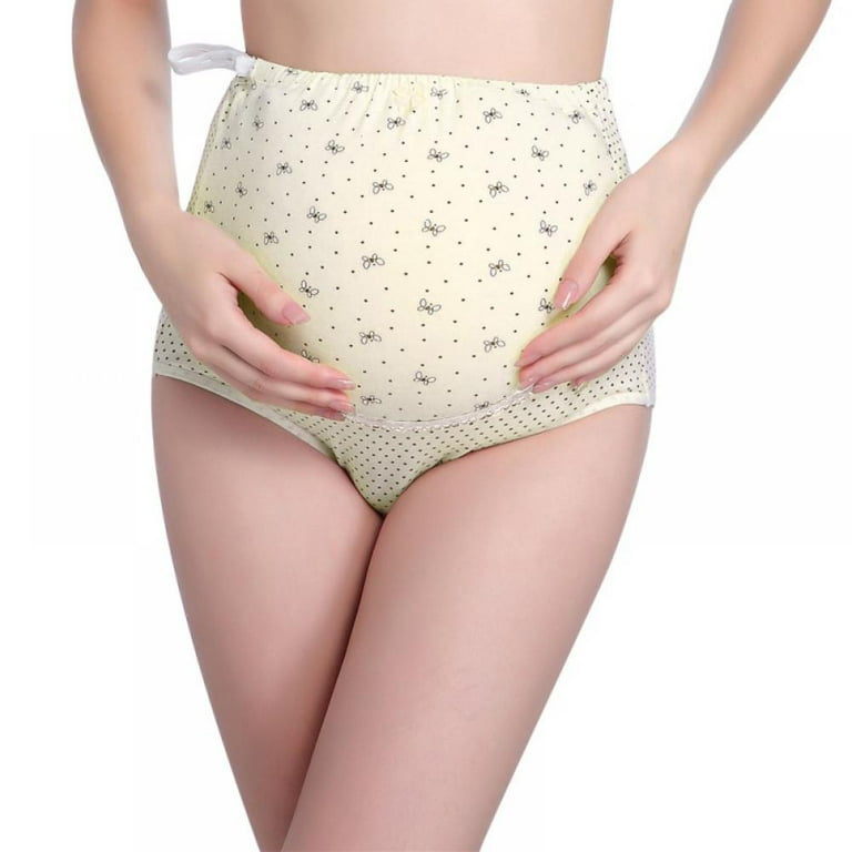 Maternity Underwear Over Bump- High Waist Adjustable Maternity Panties,  Shapewear for Women 