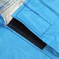 thumbnail image 3 of Xfvqtps Mens and Womens Rain Poncho with Hooded Long Reusable Solid Color Adjustable Drawstring Waterproof Hiking Fishing Camping Cycling Outdoor Activities Rain Jackets Raincoat Blue, 3 of 8