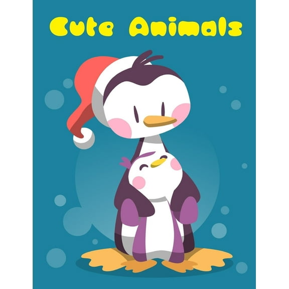 Super Coloring: Cute Animals : Funny Animals Coloring Pages for Children, Preschool, Kindergarten age 3-5 (Series #5) (Paperback)