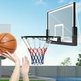 thumbnail image 4 of Costway 18" Basketball Rim with Double Springs & All Weather Net for Indoor & Outdoor Black, 4 of 9