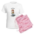 thumbnail image 6 of CafePress - Greyhound Funny Women's Light Pajamas - Women's Short Sleeve Print T-Shirt and Pants Light Cotton Pajama Set, 6 of 7