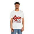 thumbnail image 4 of Unisex Jersey Short Sleeve Tee Love Is All You Need, 4 of 4