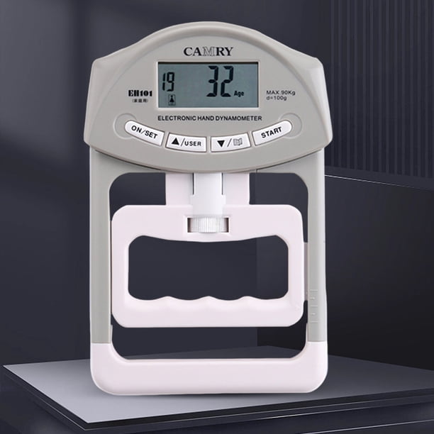 Empuñadura Empuñadura Pinza de muñeca portátil con empuñadura digital para entrenamiento físico en el gimnasio (EH101 gris)