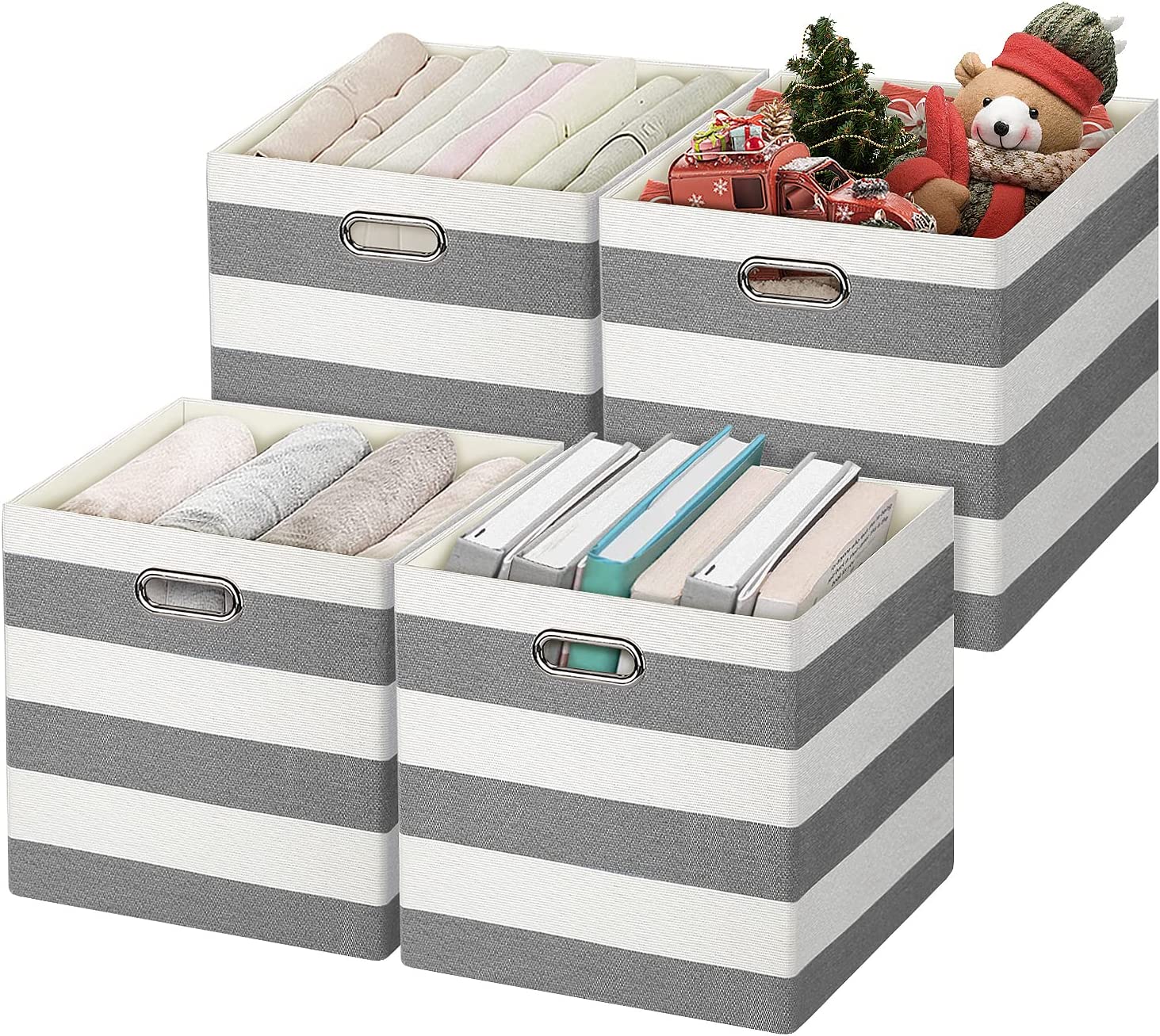 Storage Bins Storage Cubes,13×13 Collapsible Storage Boxes Containers