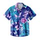 thumbnail image 4 of Hawaiian Shirt For Men, Men's Vintage Button Down Bowling Shirts Short Sleeve Summer Beach Shirt2XL, 4 of 5