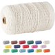 thumbnail image 1 of Macrame Cord, 2mm x 437 yd (About 400m) 100% Natural Cotton Soft Unstained Rope , Beige Yellow, 1 of 5