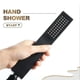 thumbnail image 5 of Wosthever Atractivo de acero inoxidable, cabezal de ducha de mano, experiencia de acero inoxidable, cabezal de mano atractivo para baños suaves Accesorios de baño Gris, 5 of 5