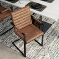 thumbnail image 3 of Furniture of America Knolt Fabric Upholstered Armchair (Set of 2), 3 of 5
