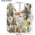 thumbnail image 5 of Watercolor Mushrooms Toilet Rugs U-Shaped Absorbent Non-Slip Bath Rug Soft Polyester Fiber Machine Washable Bathroom Mats 24x16 Inches Home Decor, 5 of 7
