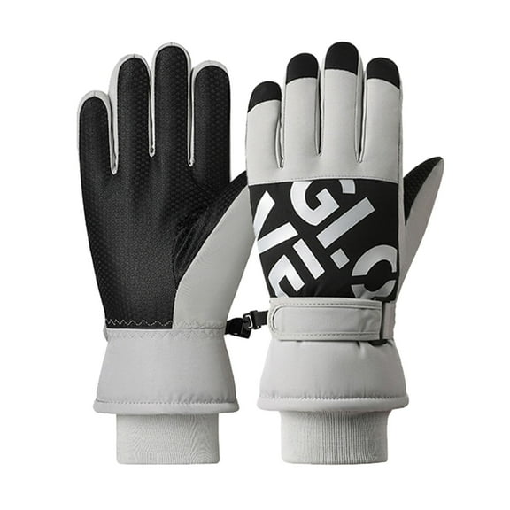 comerut 1 Pair Winter Gloves Waterproof Ski Gloves Warm Windproof Touchscreen Warm Gloves for Outdoor Activities