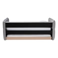 thumbnail image 3 of Baxton Studio Finch Modern Daybed, Twin/Twin, Light Grey, 3 of 11