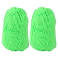 thumbnail image 1 of Regalo de festival bufanda hecha a mano suéter gorro hilo fluorescente verde 100g 2pcs, 1 of 3