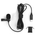 thumbnail image 2 of Recording Microphone,Portable Live Recording Microphone Portable Microphone Lavalier Clip On Phone Mic Sturdy Construction, 2 of 14