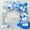 Blue White, variant on GoXteam Blue White Balloon Arch Kit, Latex Balloon Garland Kit Confetti Metallic with Balloons Tape for Wedding, Birthday, Graduation, New Years, Special Events Party Decoration