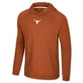 thumbnail image 2 of Men's Colosseum Texas Orange Texas Longhorns Back in Business Long Sleeve Raglan Hooded T-Shirt, 2 of 3