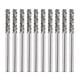 thumbnail image 2 of 10 piezas Fresa de carburo sólido Fresa de carburo de tungsteno Fresa de extremo de 3 mm, 2 of 5